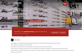 Site WEB Opticien Panneau publicitaire immobilier à Blagnac, Toulouse, Haute-Garonne et Occitanie