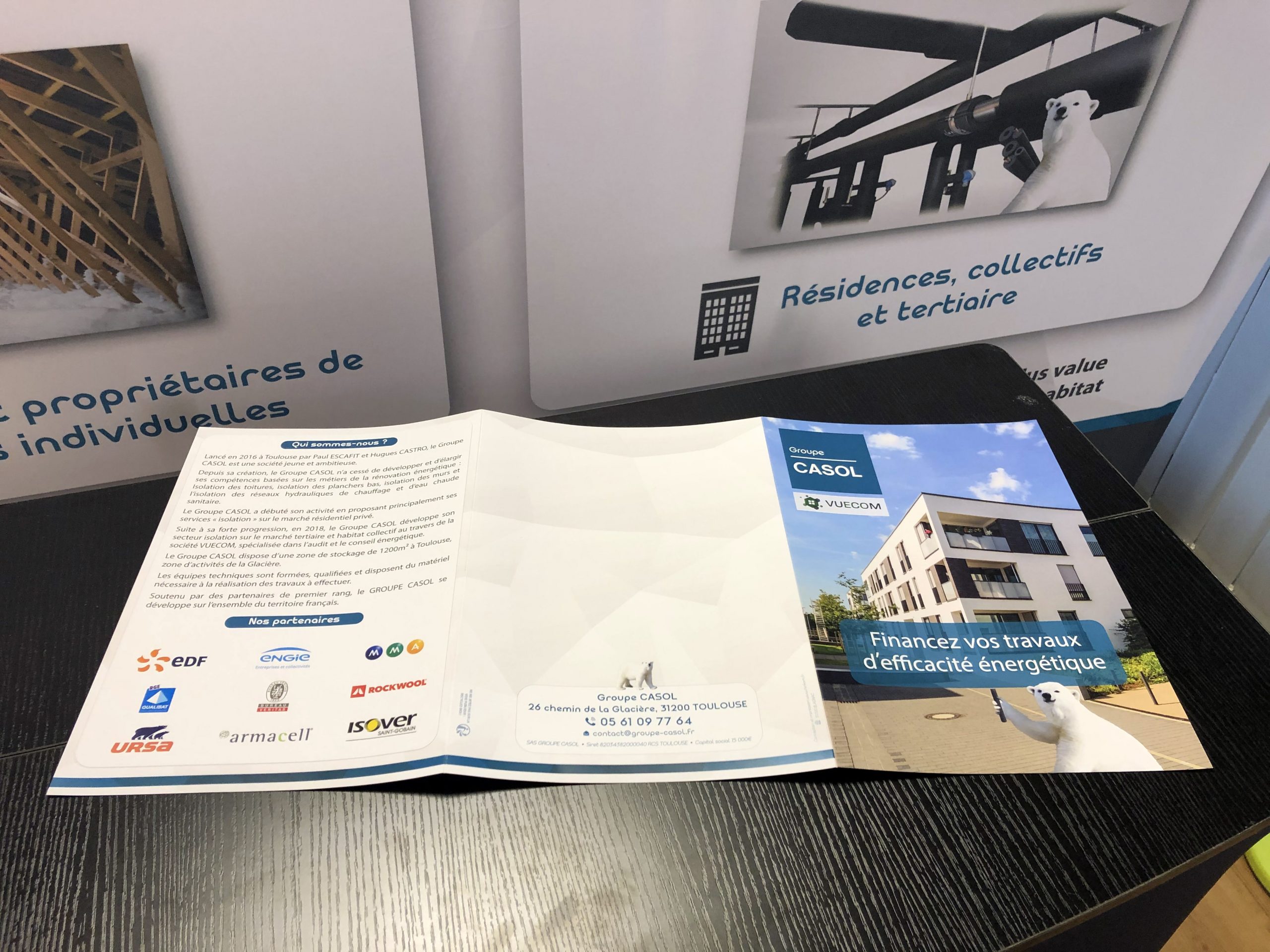 Création et impression de brochures professionnelles