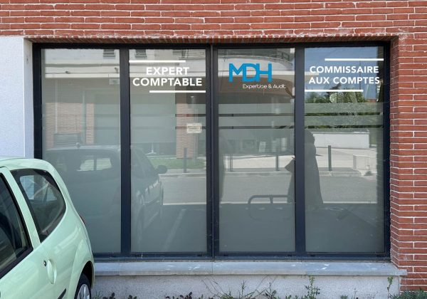 Marquage de vitrine de magasin